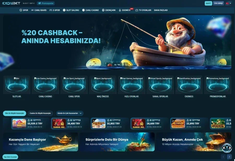 Exonbet ekran görüntüsü